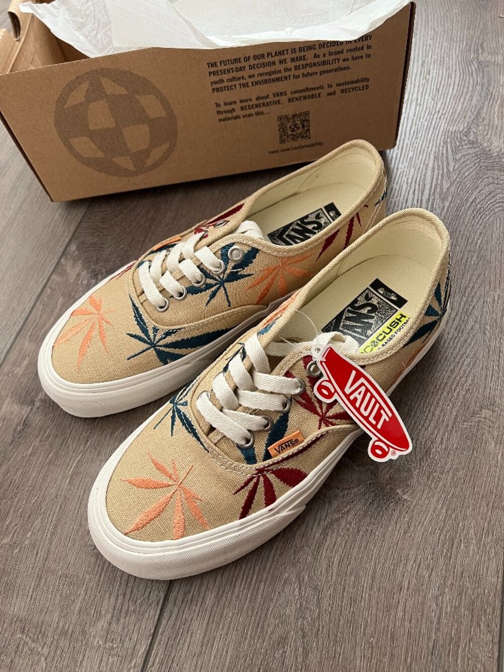 Brand NWT Vans Positive Vibrations 8 US Mens/9.5 US Women